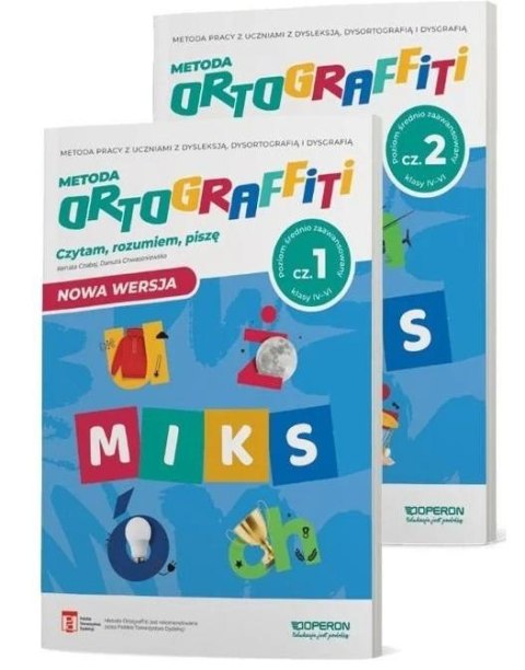 Ortograffiti Miks średniozaawan. cz.1-2 kl 4-6