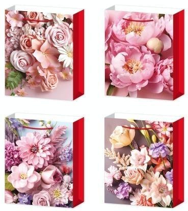 Torebka prezentowa L Kwiaty