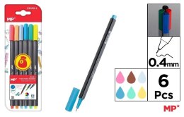 Cienkopis 0.4mm 6 kolorów