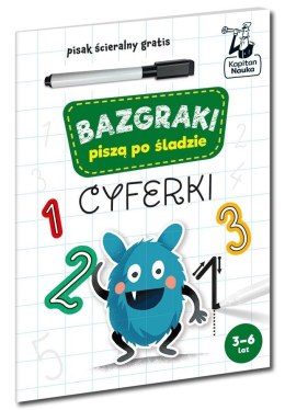Kapitan Nauka. Bazgraki piszą po śladzie. Cyferki