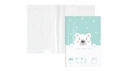 Okładka na książeczkę zdrowia dziecka niedźwiedź