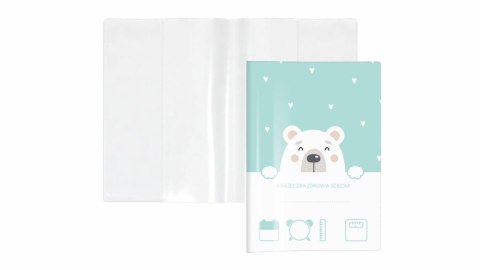 Okładka na książeczkę zdrowia dziecka niedźwiedź