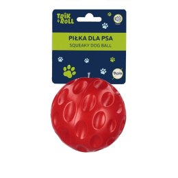 Piłka dla Psa dźwięk 9,5cm czerwona