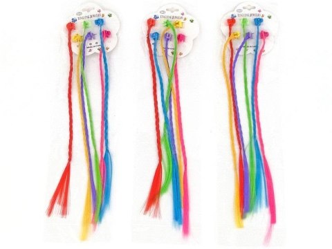 Warkoczyki doczepiane 6szt