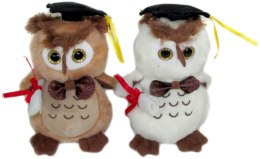 Maskotka Sowa absolwent 10cm MIX