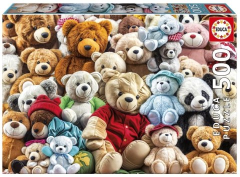 Puzzle 500 Pluszowe misie