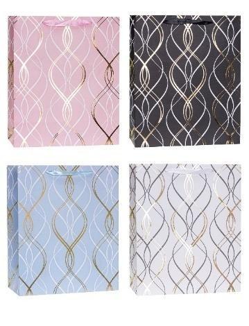 Torebka ozdobna TG 26x32x10cm mix ROZETTE