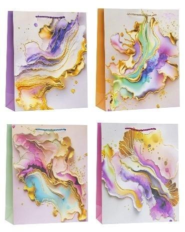 Torebka ozdobna 26x32x10cm mix ROZETTE