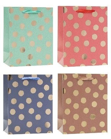 Torebka ozdobna 26x32x12cm mix ROZETTE