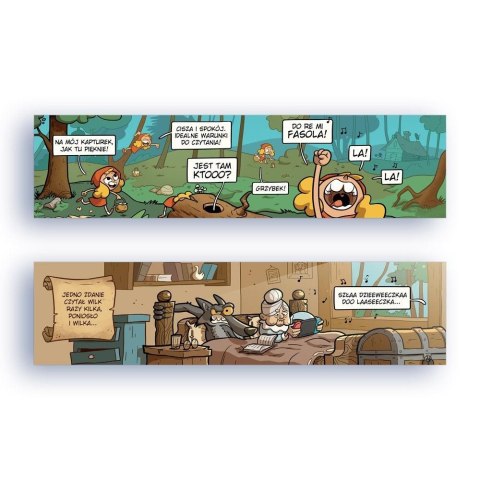 Zakładka kartonowa - Baśnie: Czerwony Kapturek