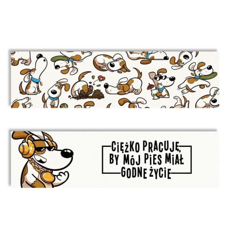 Zakładka kartonowa - Godne życie - Pies