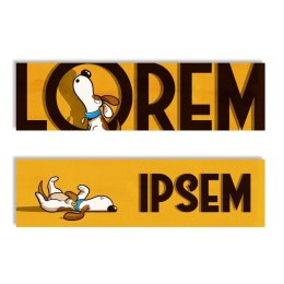 Zakładka kartonowa - Lorem Ipsem