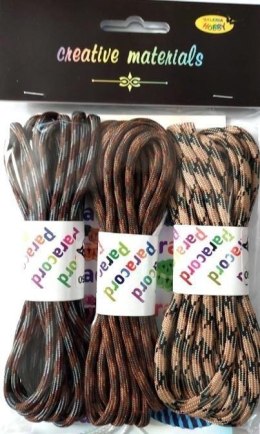 Zestaw paracord 2,8mb 3 kolory