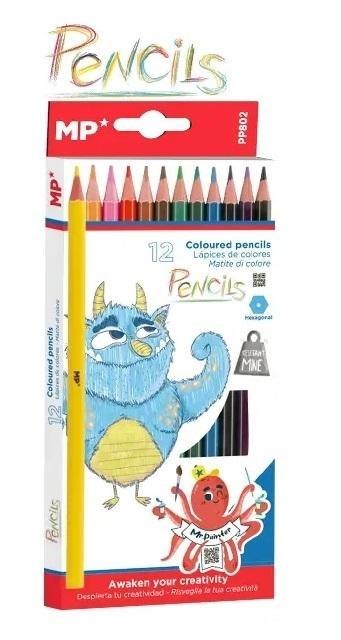 Kredki ołówkowe 12 kolorów