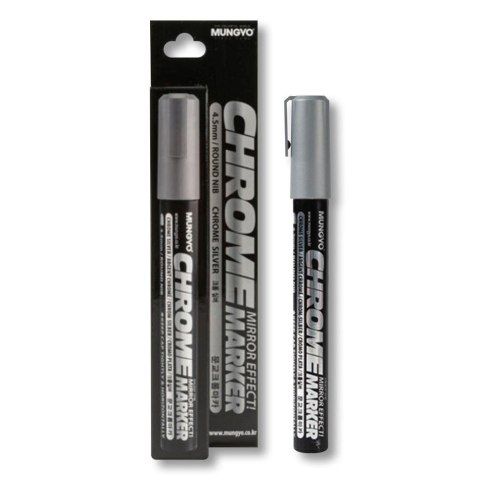 Marker chromowy 4,5mm srebrny MUNGYO