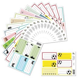 Naklejki na zeszyt Chłopcy mix (25szt)