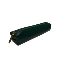 Piórnik mini prostokąt butelkowy zielony