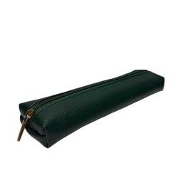 Piórnik szkolny jamnik butelkowy zielony