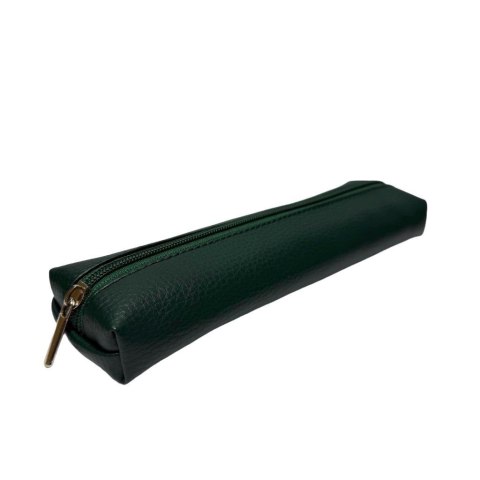 Piórnik szkolny jamnik butelkowy zielony