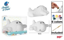 Skarbonka ceramiczna do malowania samolot