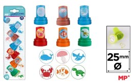 Stempelki dla dzieci morskie zwierzęta 6szt