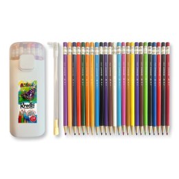 Kredki automat 24 kolory + temperówka PENMATE