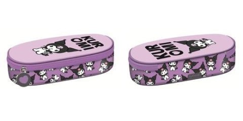Piórnik saszetka z wewnętrzną klapką Kuromi violet