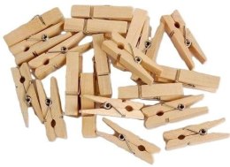 Klamerki ozdobne Natural duże drewniane