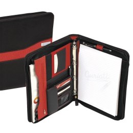 Teczka konferencyjna A4 Milo czarno-czerwona