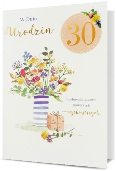 Karnet B6 Urodziny (wymienne cyfry) HM200-2449