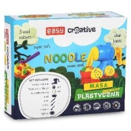 Masa plastyczna Makaron 3 kolory + akcesoria EASY
