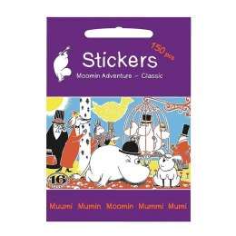 Naklejki przygody Muminki 150szt