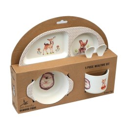 Zestaw naczyń dziecięcych z melaminy 5el