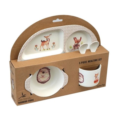 Zestaw naczyń dziecięcych z melaminy 5el