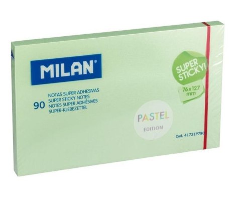 Karteczki samoprzylepne 127x76/90K zielone MILAN
