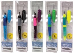 Pióro wieczne First Pen + 6 naboi mix