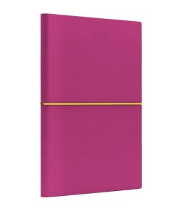 Notatnik A5 Fun M gładki różowy/cytrynowy