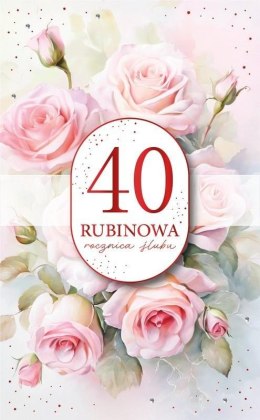 Karnet Rocznica Ślubu 40