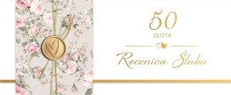 Karnet Rocznica Ślubu 50