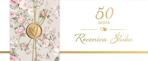 Karnet Rocznica Ślubu 50