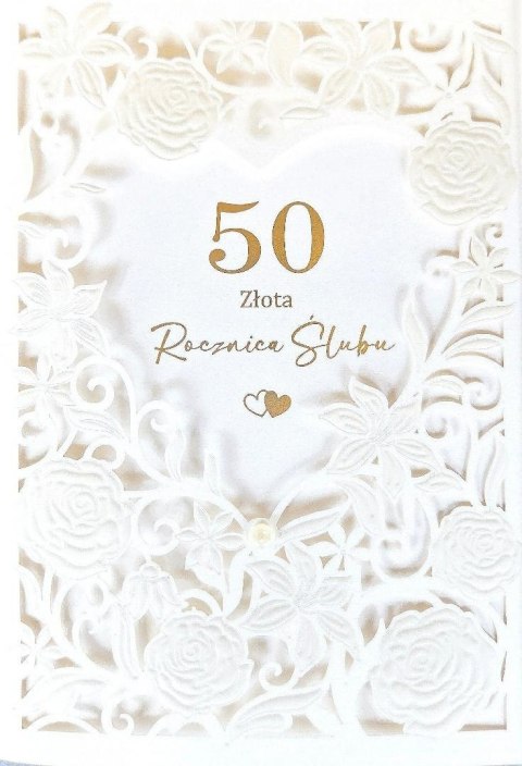 Karnet Rocznica Ślubu 50
