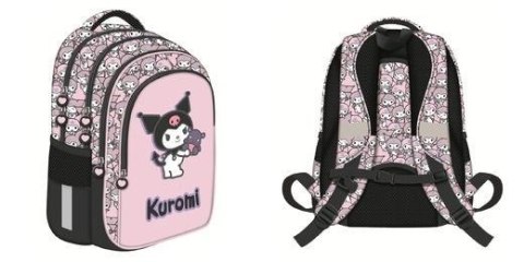 Plecak 4 komorowy Kuromi pink