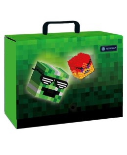 Teczka z rączką XL Pixel Hero 9cm Astrapap