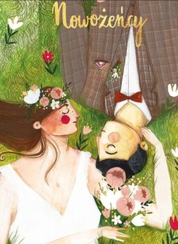 Karnet B6 z kieszonką Ślub - Łąka