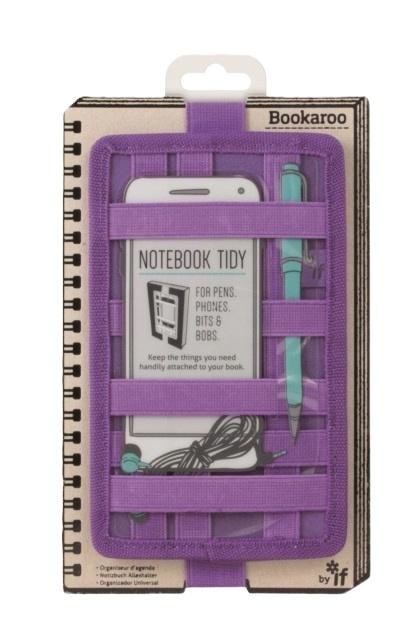Bookaroo Notebook Tidy Organizer na notes fiolet