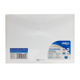 Teczka kopertowa PP A4 2 kieszenie pozioma STRIGO