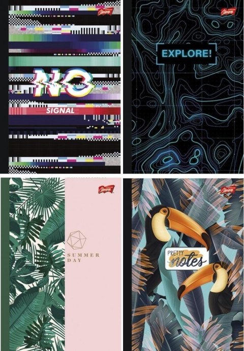 Brulion B5/96K kratka półtwarda oprawa mix (10szt)