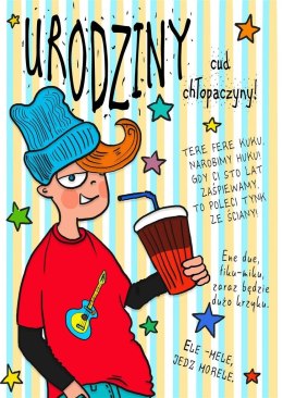 Karnet B6 Urodziny - Chłopak 2