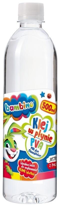 Klej w płynie PVA 500ml BAMBINO