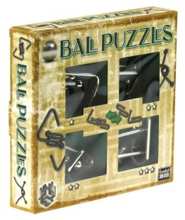 Łamigłówki metalowe 4szt Ball Puzzles zielony G3